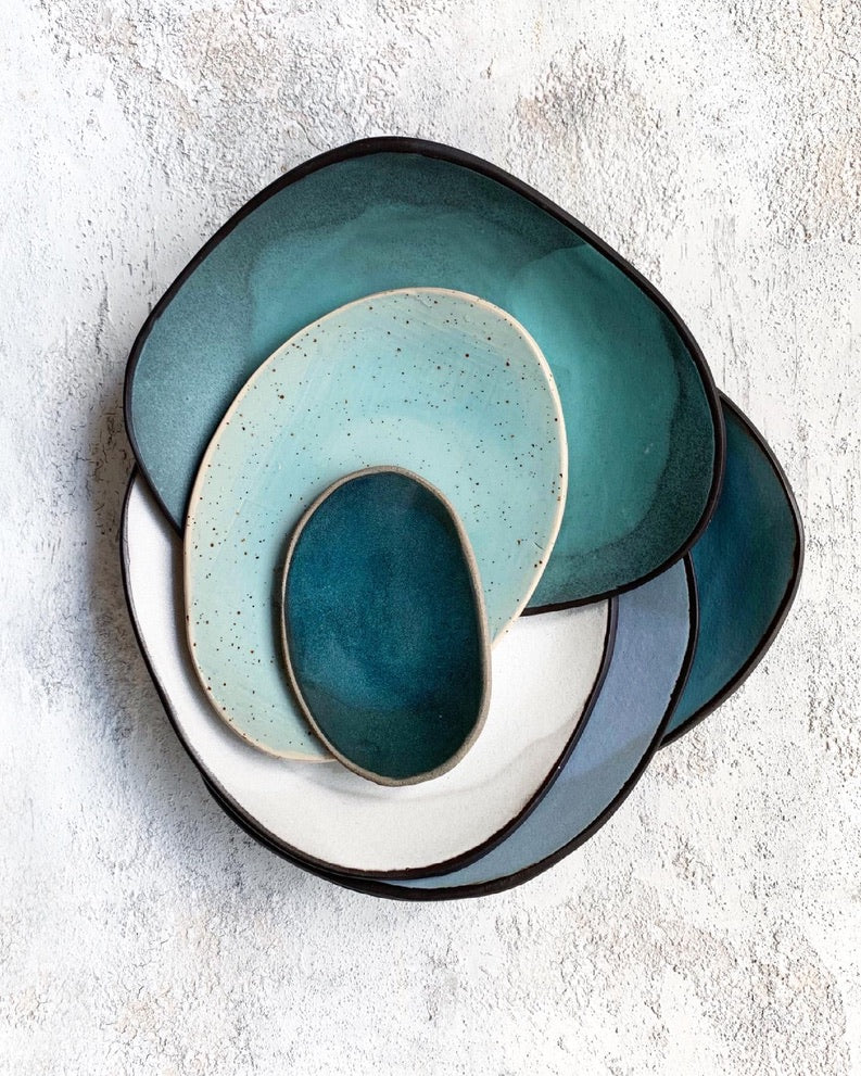 Dinner Plate in Deep Teal