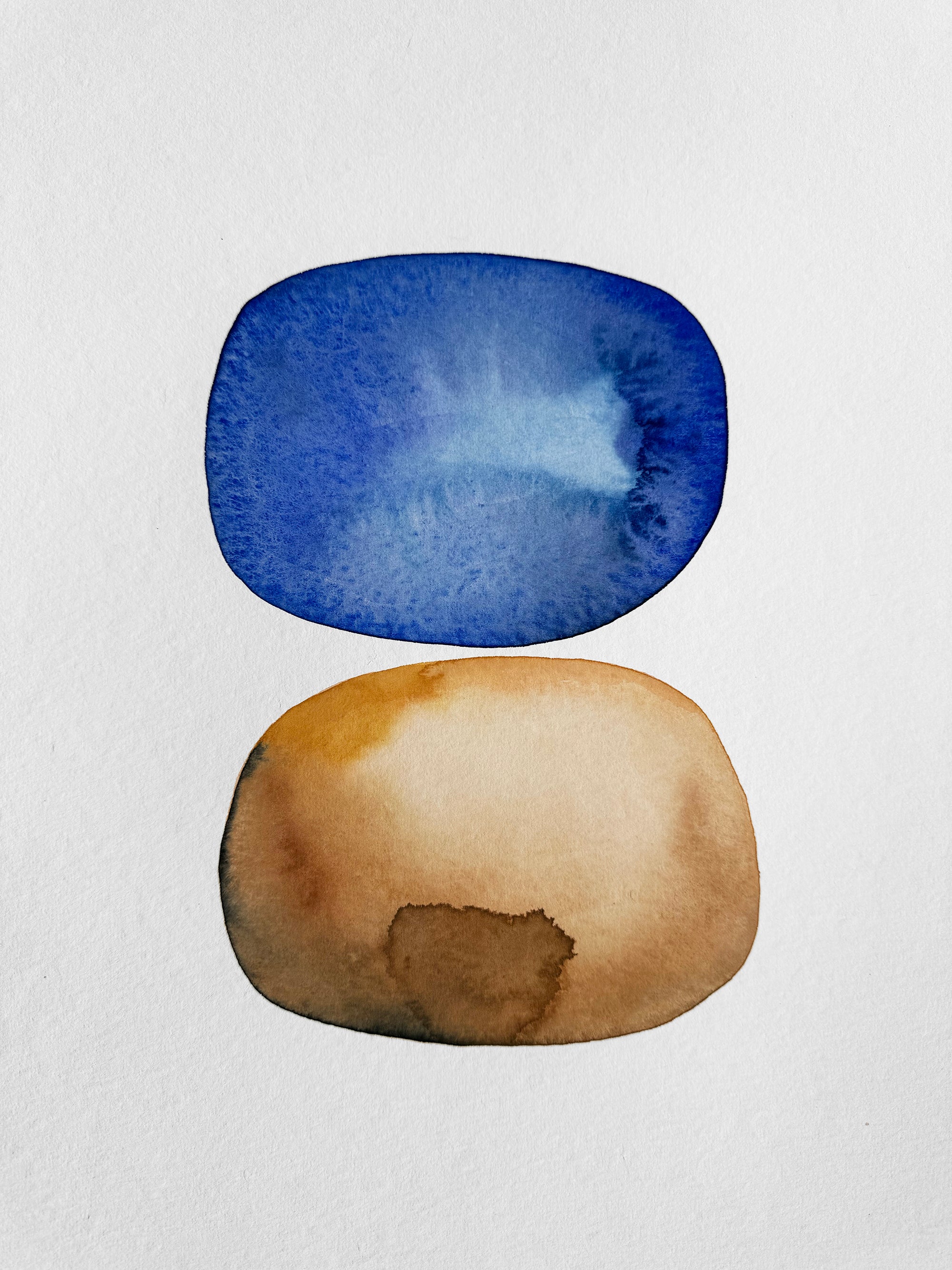 Aquarelle in Lapis and Yantar