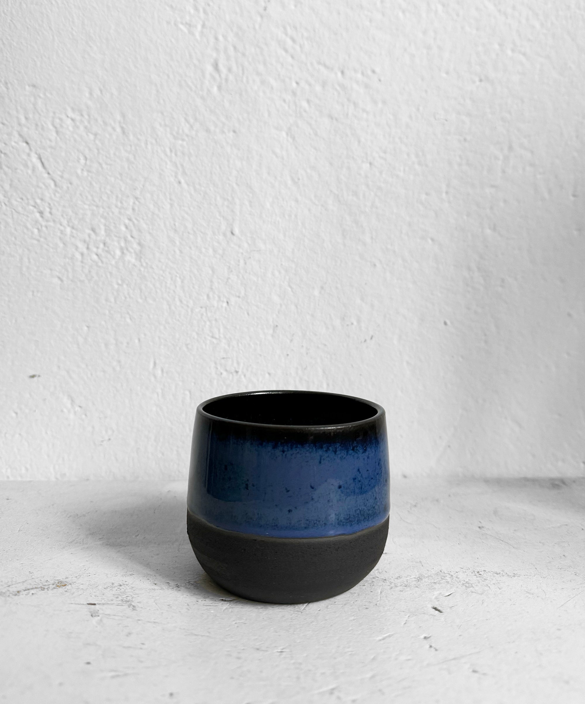 Cappuccino Cup in Midnight Blue