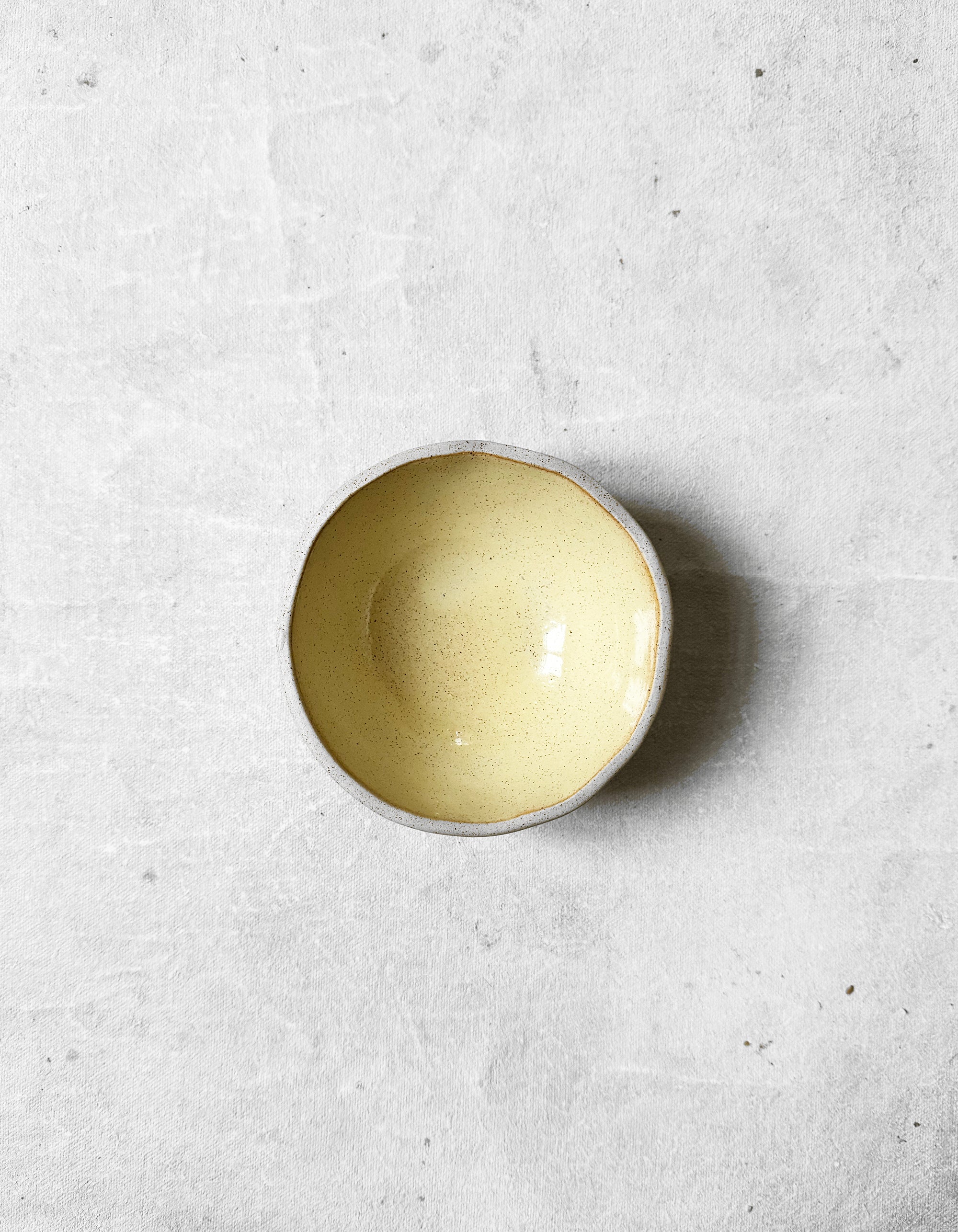 Tapas Bowl in Pale Yellow