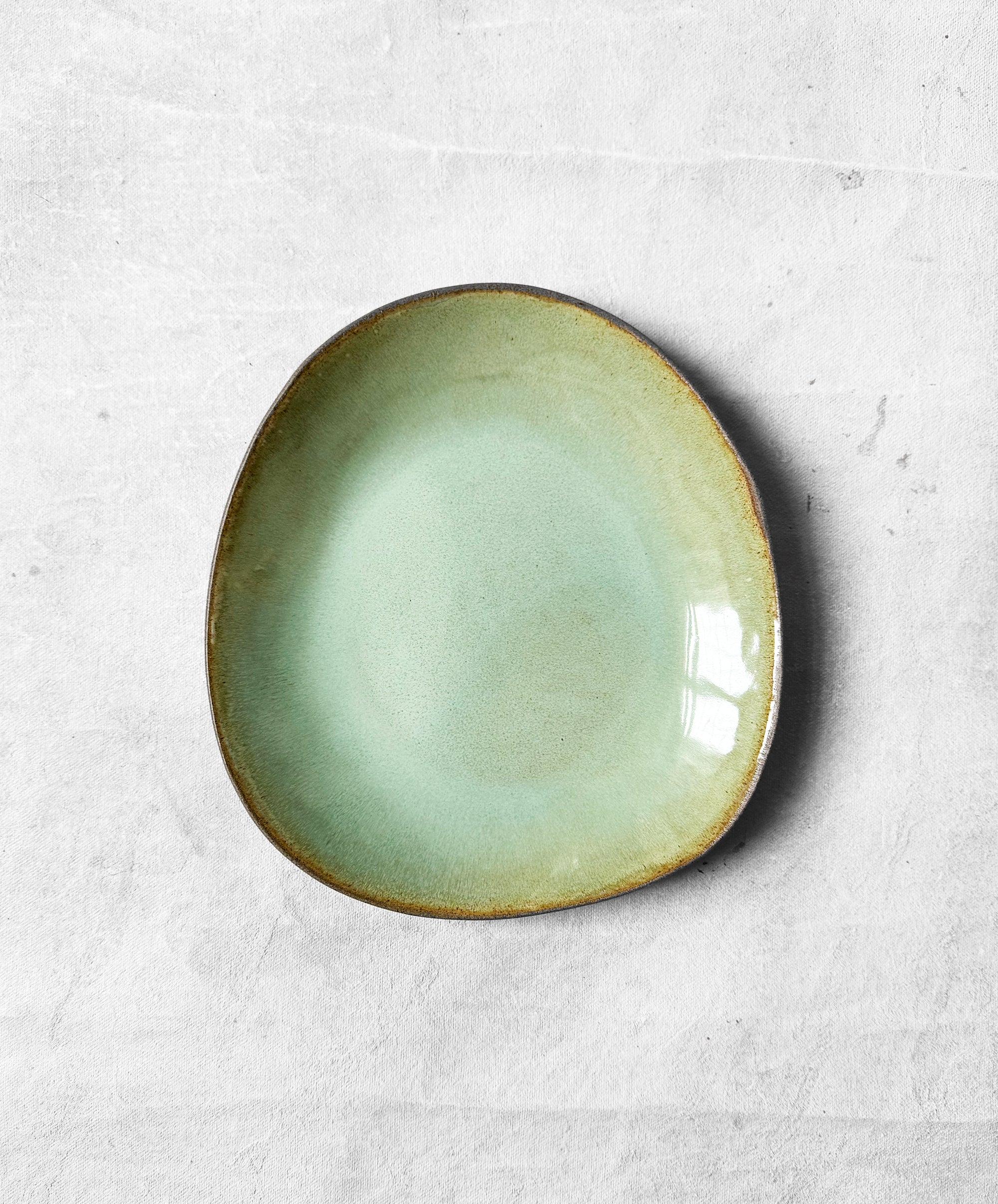 Dessert Plate in Avo Green