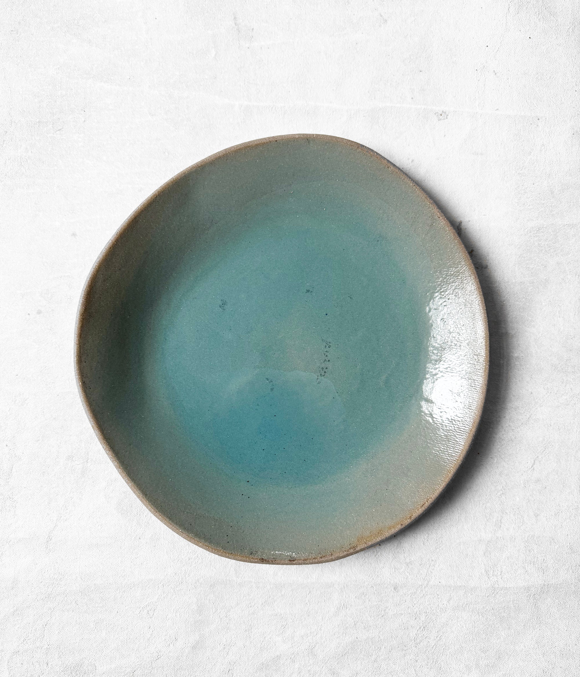 Dinner Plate in Ocean Glow