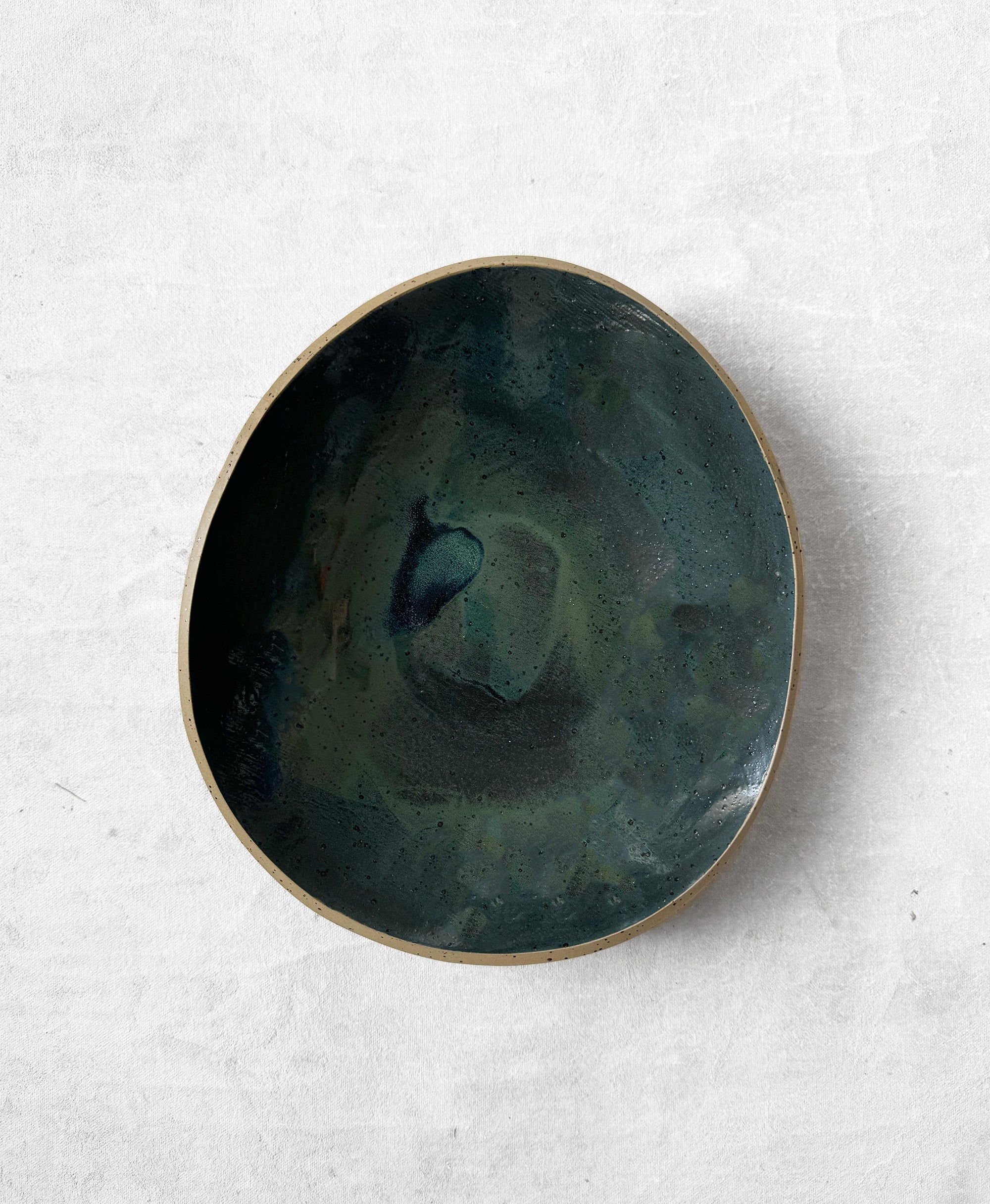 Medium Salad Bowl in Jade