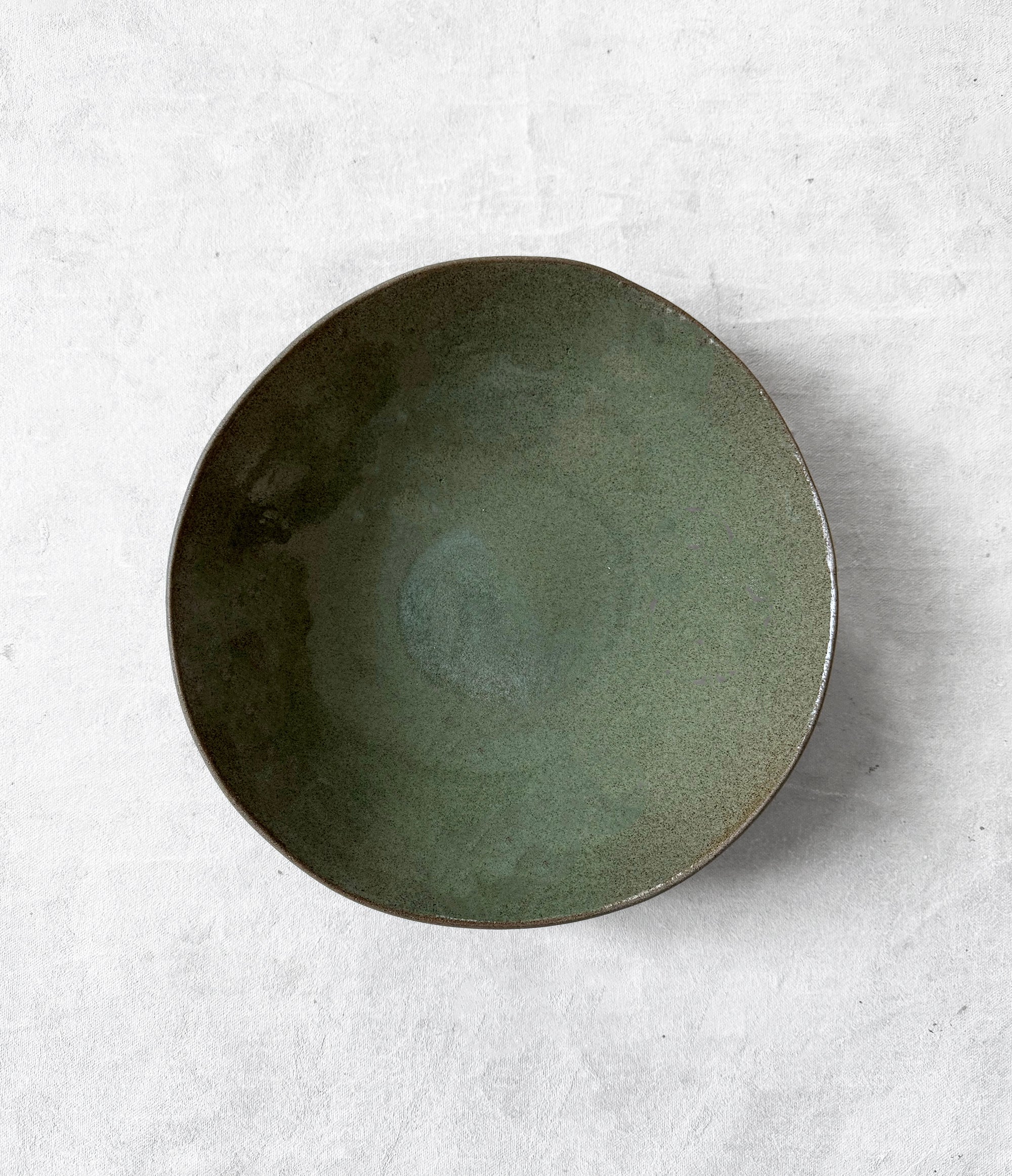 Pasta Bowl in Moss Green