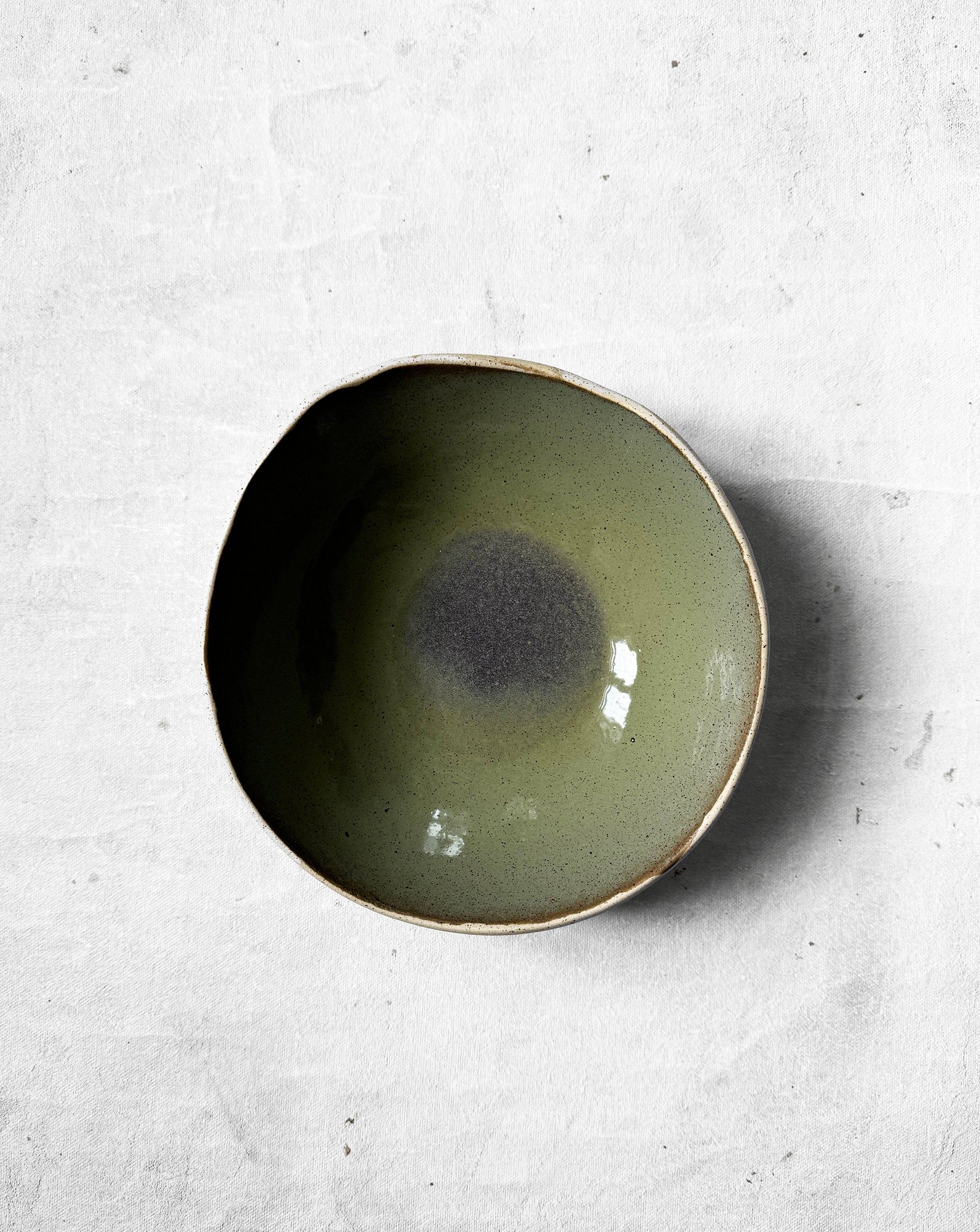 Breakfast Bowl in Moss Green