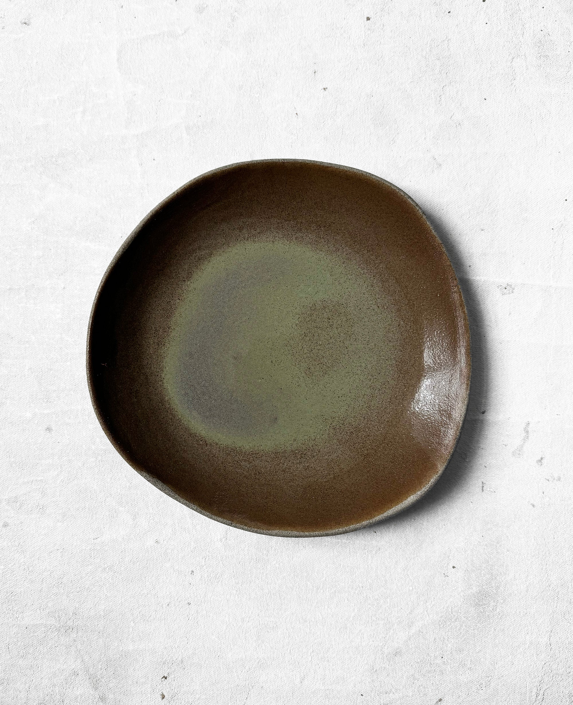 Dessert Plate in Patina Green