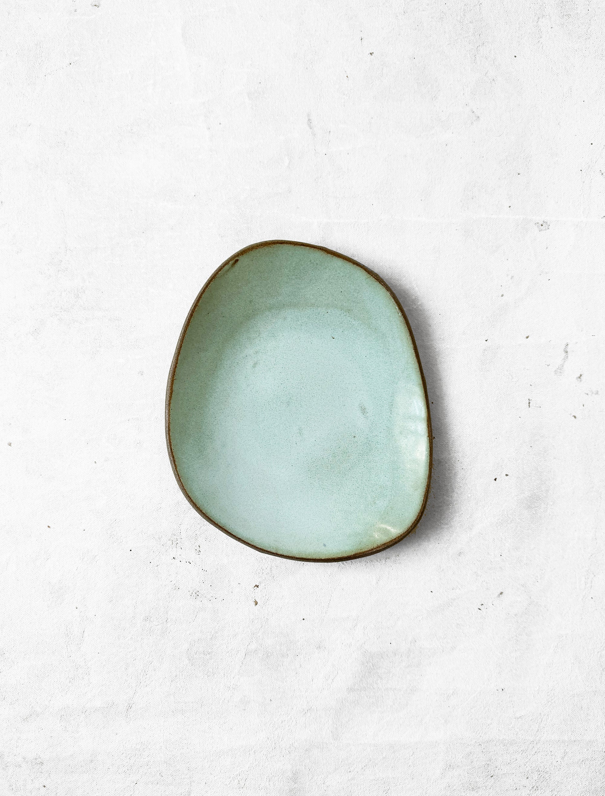 Dessert Plate in Pastel Aqua