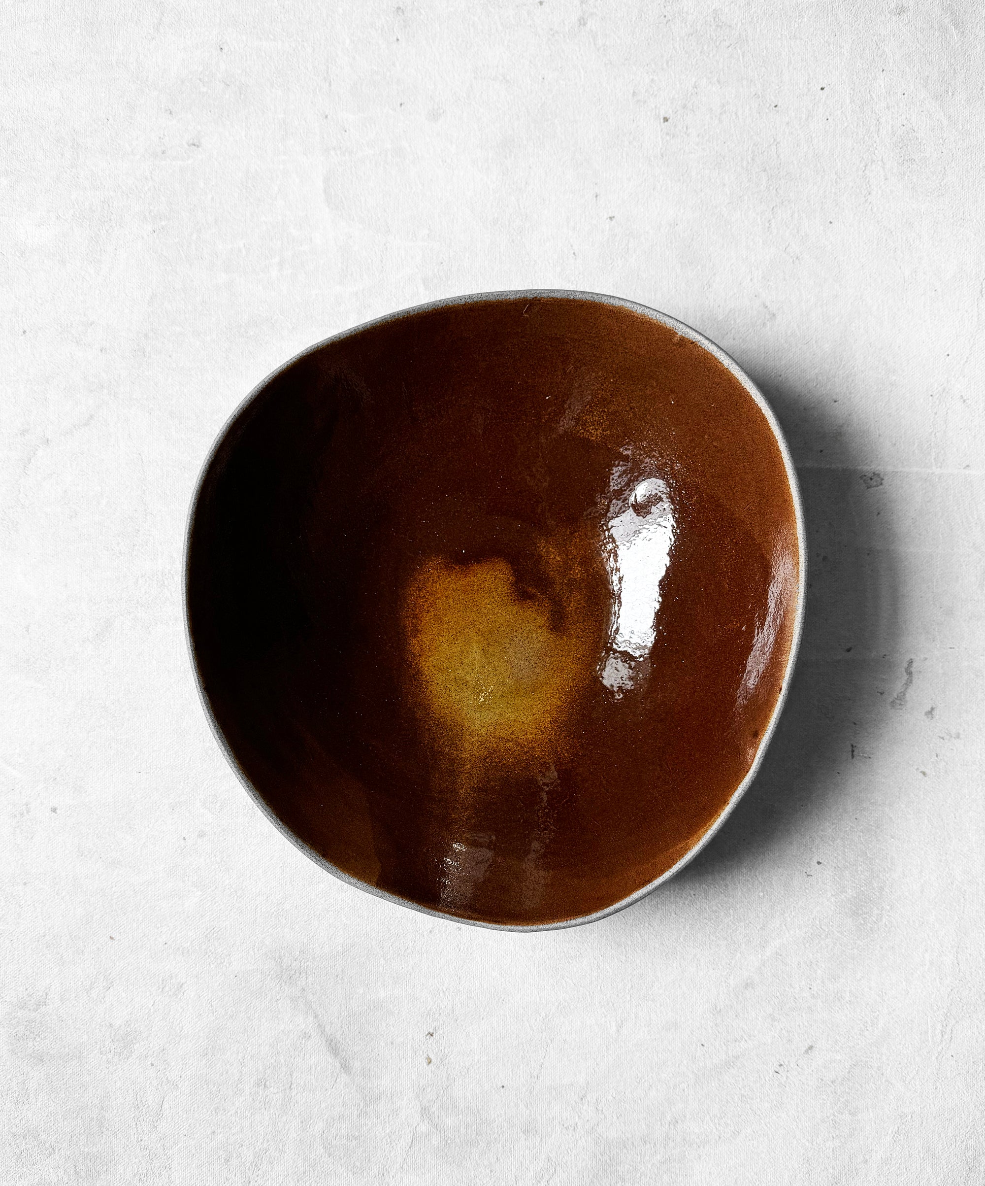 Pasta Bowl in Rusty Orange