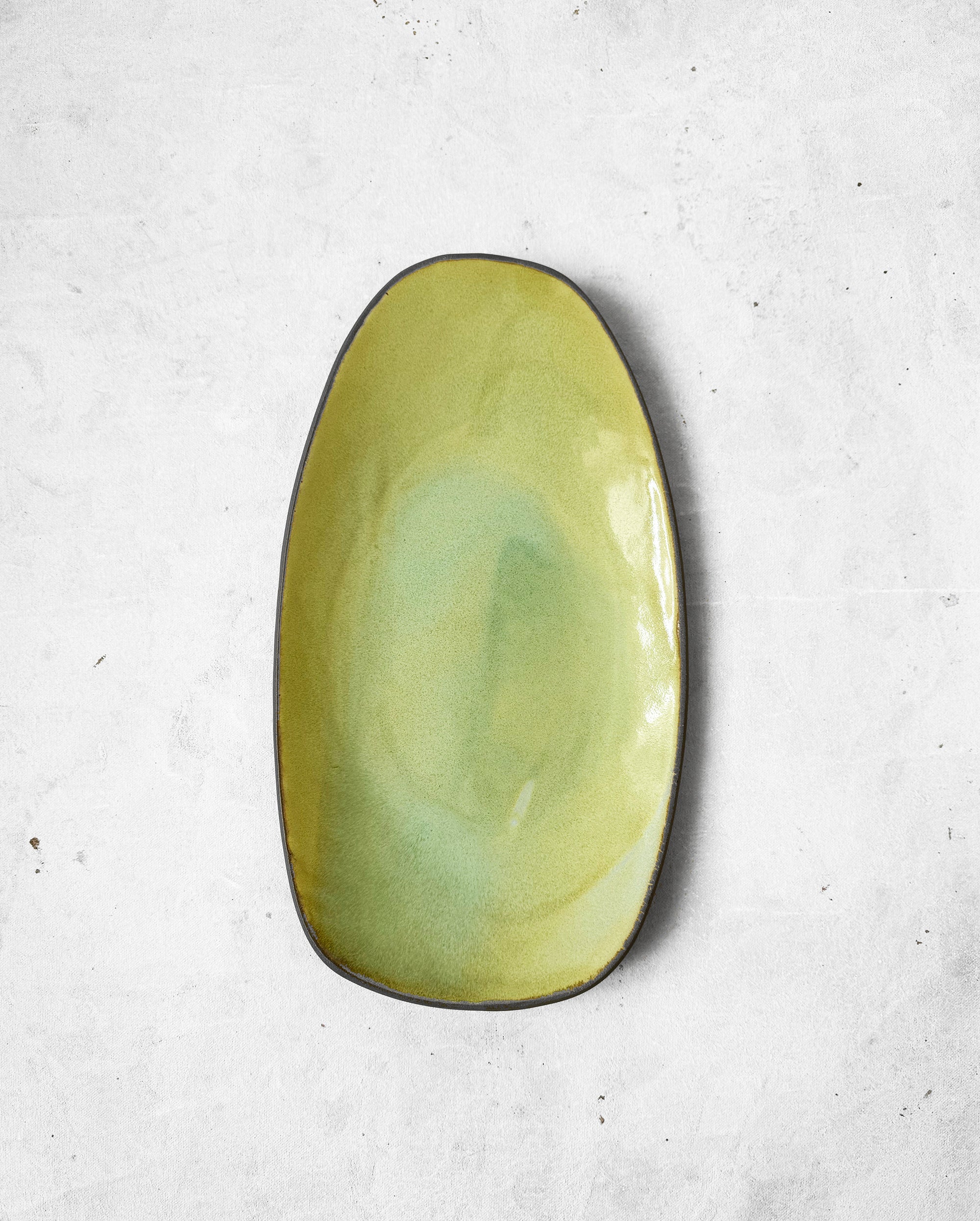 Large Serving Platter in Avo Green