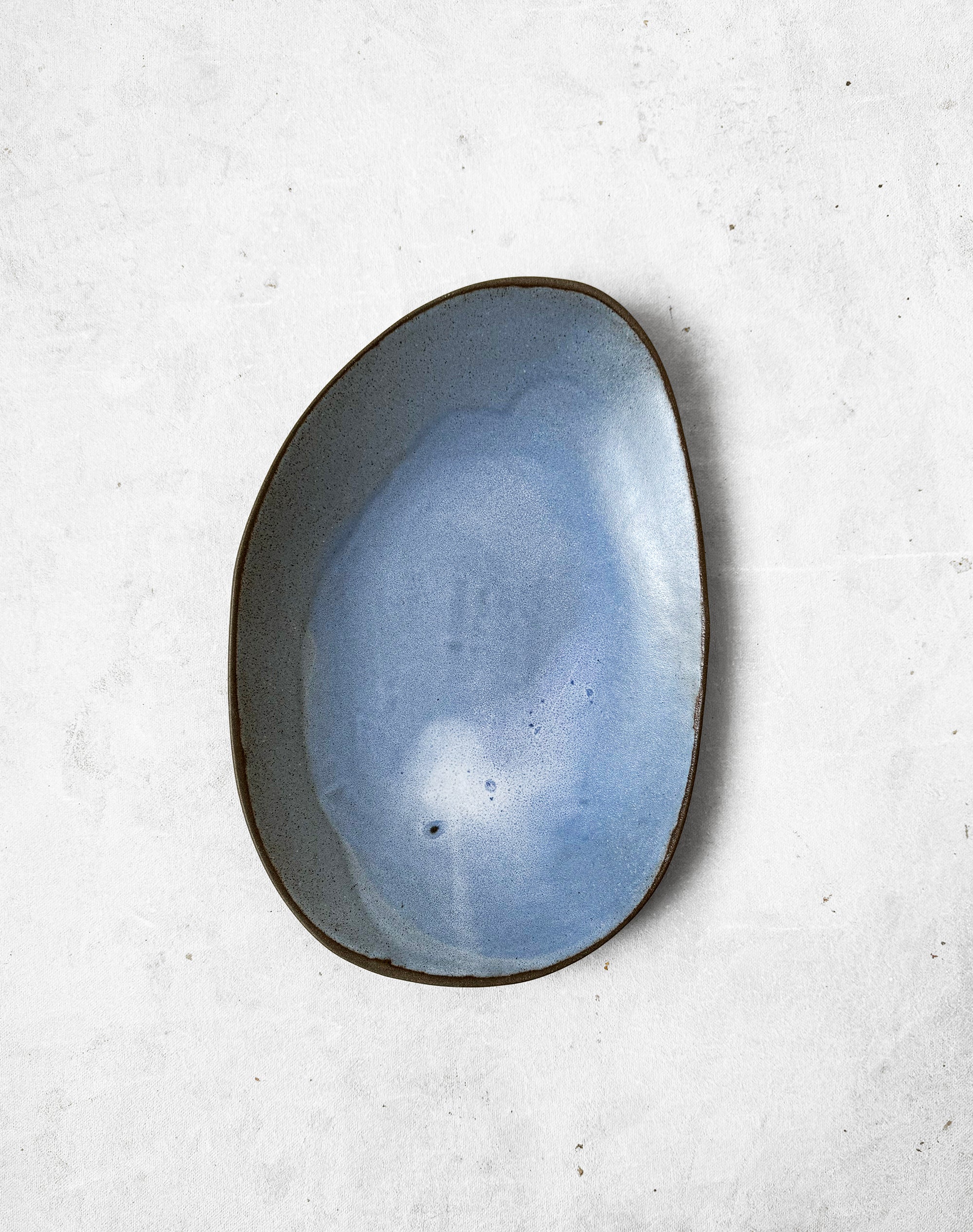 Medium Serving Platter in Denim