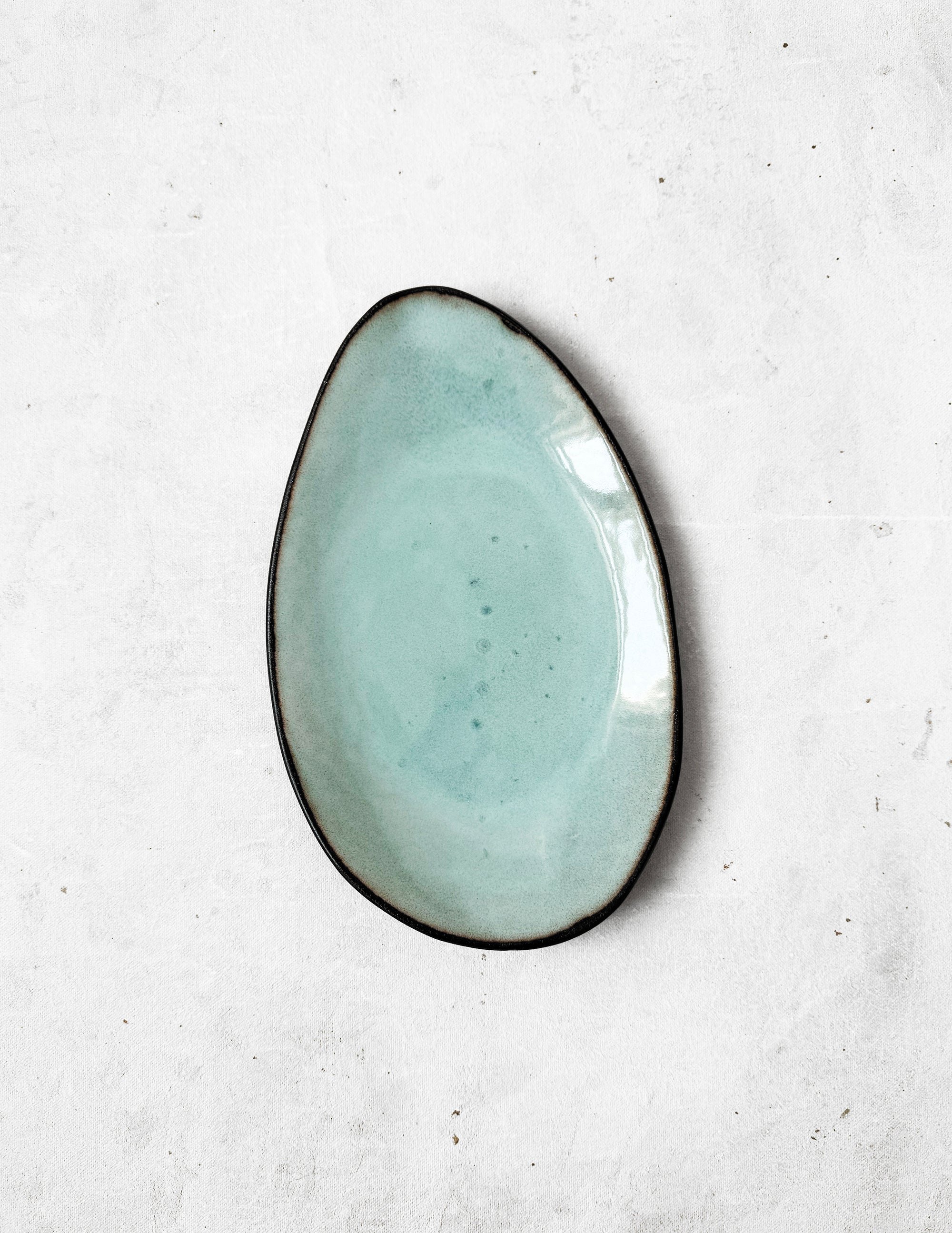 Small Serving Platter in  Lagoon